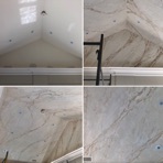Faux marble in venetian plaster