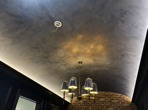 Venetian Plaster 
vaulted ceiling